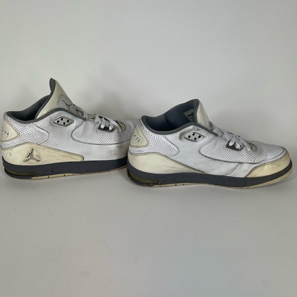 Jordan After Game 428825-102 White/ Metallic Silver CMNT GRY Mens Size 15 - Picture 10 of 10